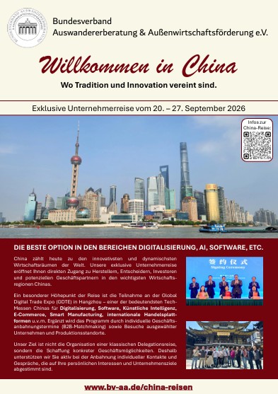 China Reise Broschüre Vorschau