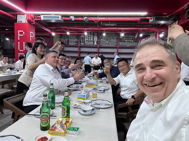 Barbecue mit dem Parteisekretär der Provinz Shandong