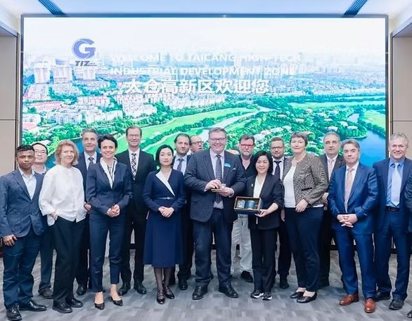 Treffen mit Vertretern der chinesischen Stadt Tiancang