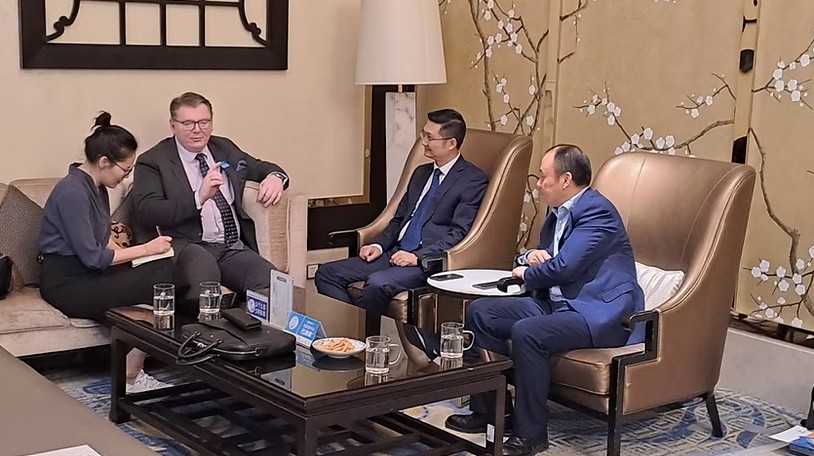 BVAA Unternehmerreise China: Unternehmergespräch mit dem stellvertretenden Bürgermeister